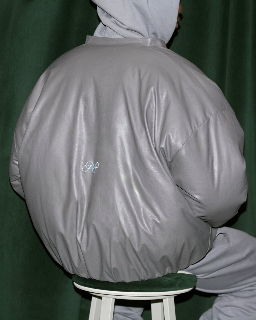 NYX Puffy Core Leather Bomber