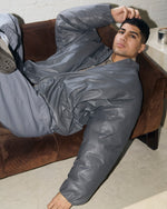 NYX Puffy Core Leather Bomber