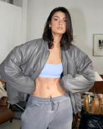 NYX Puffy Core Leather Bomber