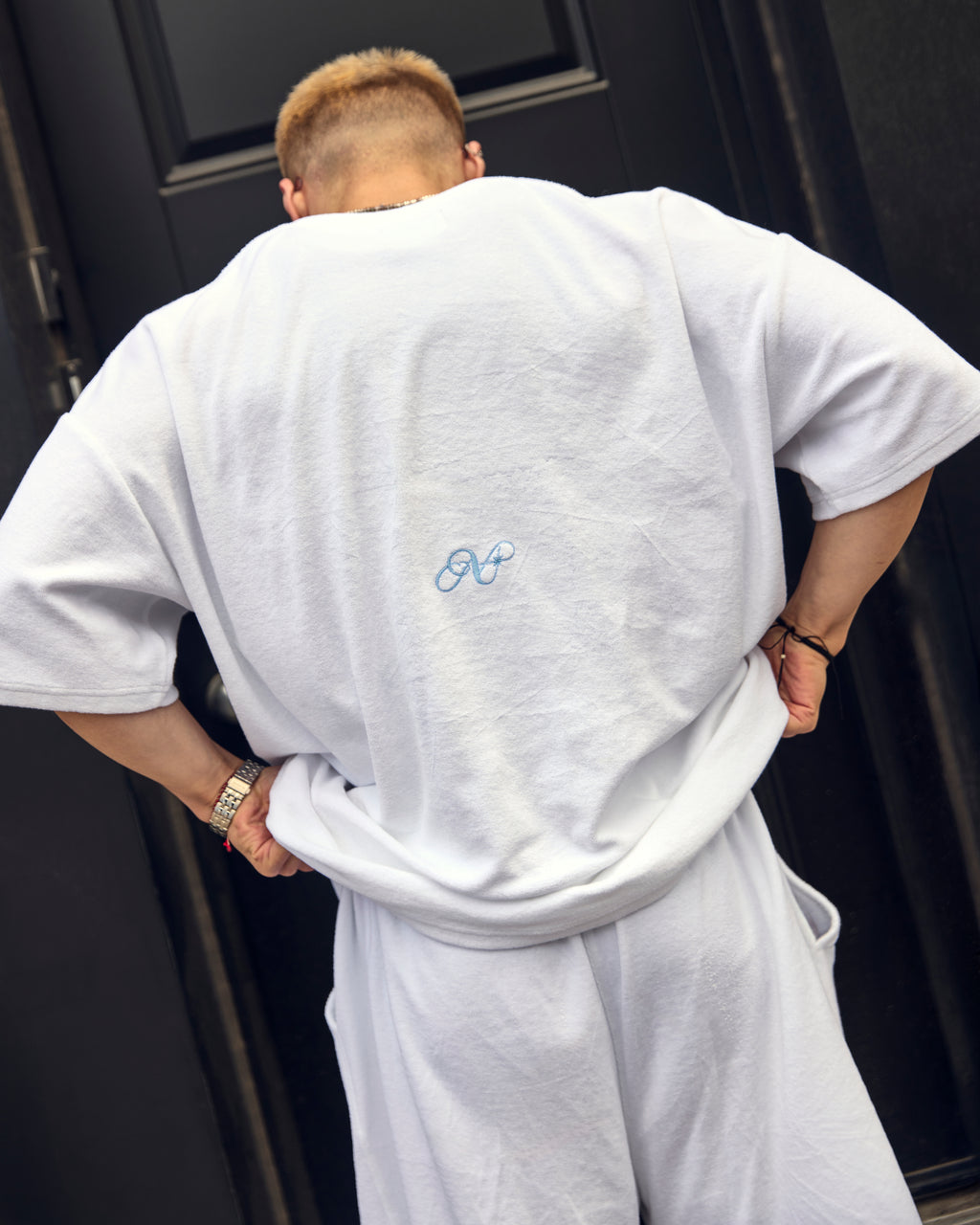 Essential Plush Cotton V-Neck Shirt - Fragment II