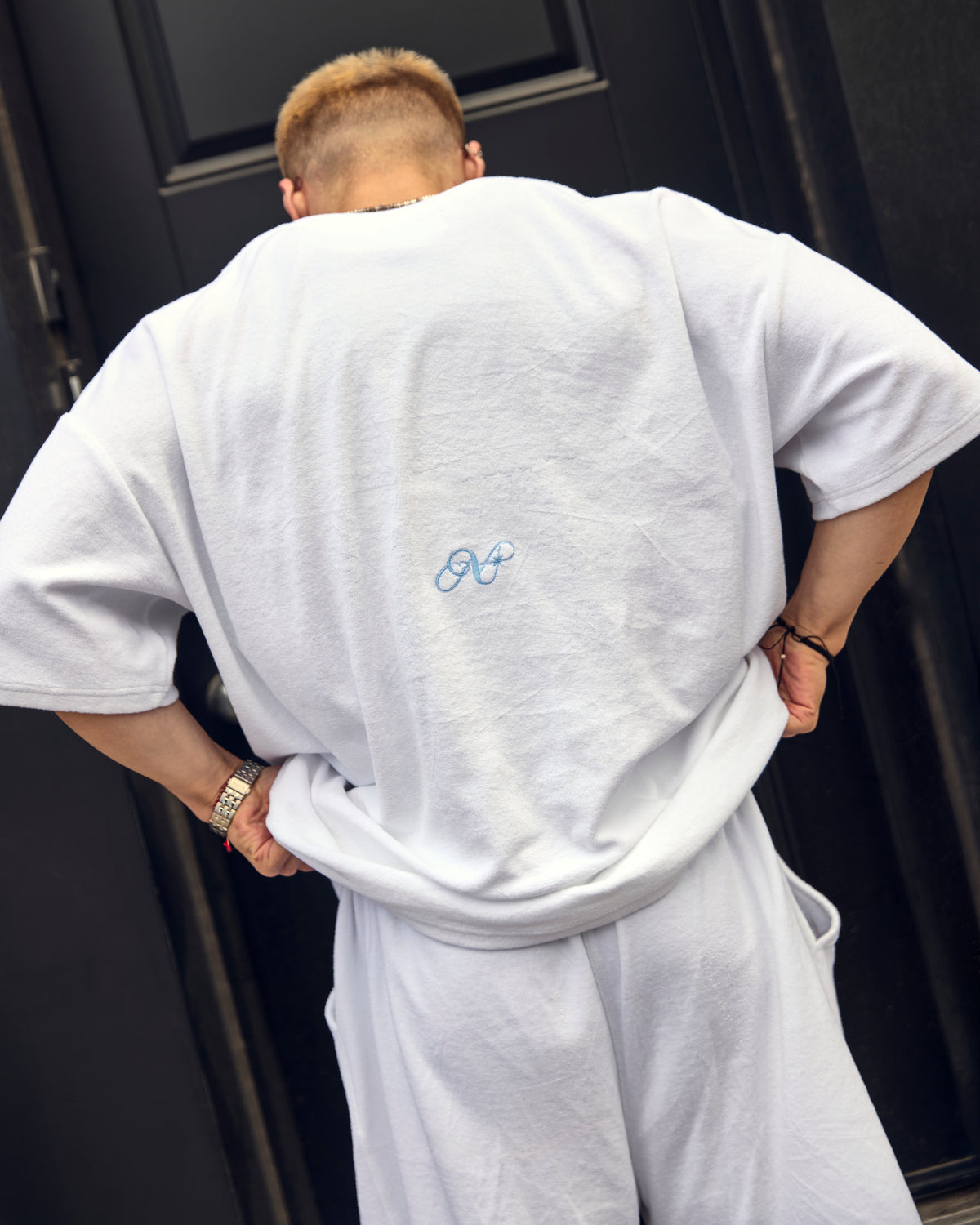 Essential Plush Cotton V-Neck Shirt - Fragment II